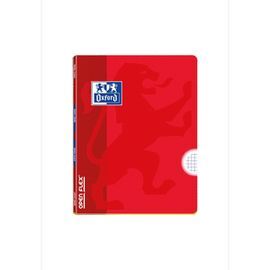 LIBRETA GRAPADA TAPA PLASTICO A5+ 48H CUADRO 4MM R