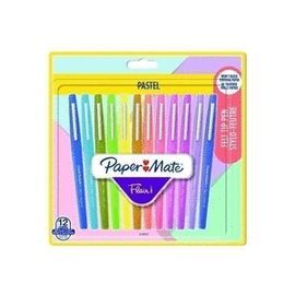ROTULADOR PAPER MATE FLAIR 12 COLORES PASTEL SURTI