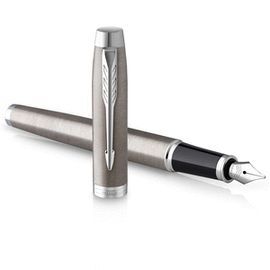 JUEGO BOLIGRAFO Y PLUMA PARKER IM ACERO CT