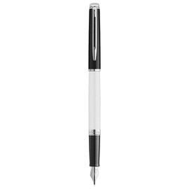 PLUMA WATERMAN HEMISPHERE F BLACK WHITE WITH PALLA
