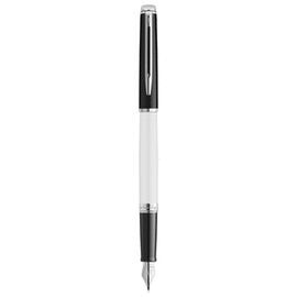 PLUMA WATERMAN HEMISPHERE M BLACK WHITE WITH PALLA