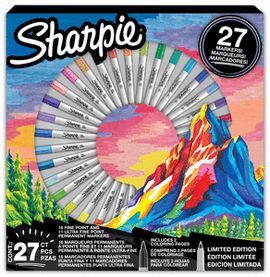 F  F ROTULADOR SHARPIE PERMANENTE 27 SURTIDOS