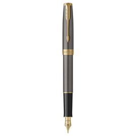 PLUMA PARKER SONNET F GREY LACQUER STAINLESS STEEL