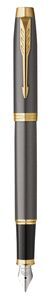 PLUMA PARKER IM M GREY LACQUER GOLD TRIM