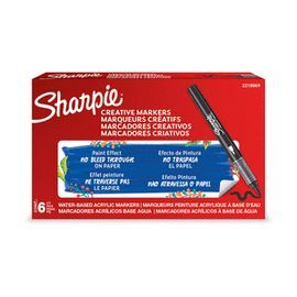 ROTULADOR SHARPIE ACRILICO NEGRO PUNTA PINCEL