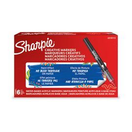 ROTULADOR SHARPIE ACRILICO ROJO PUNTA PINCEL