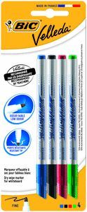 ROTULADOR BIC VELLEDA 1721 BLISTER 4 UDS 875711