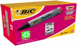 ROTULADOR BIC PERMANENTE CONICO ROJO ECOLUTIONS