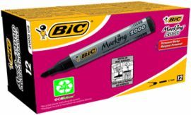 ROTULADOR BIC PERMANENTE CONICO NEGRO ECOLUTIONS