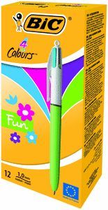 BOLIGRAFO BIC 4 COLORES FUN PASTEL
