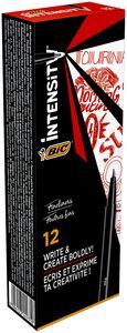 ROTULADOR BIC INTENSITY FINE ROJO