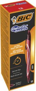 BOLIGRAFO BIC GELOCITY QUICK DRY ROJO