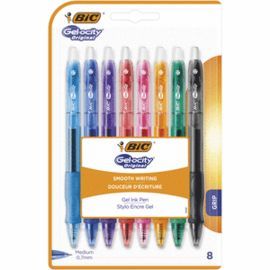 BOLIGRAFO BIC GELOCITY ORIGINAL BLISTER 8 UDS SURT