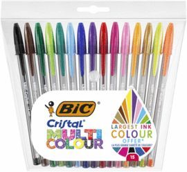 BOLIGRAFO BIC PUNTA GRUESA 1,6 BOLSA DE 15 UDS