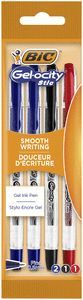 BOLIGRAFO BIC GELOCITY STIC BLISTER 4 UDS AZUL/ROJ