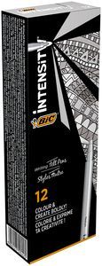 ROTULADOR BIC INTENSITY MEDIUM GRIS
