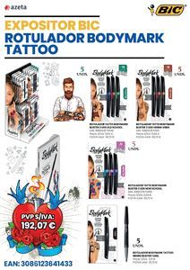 EXPOSITOR ROTULADOR BODYMARK TATTOO