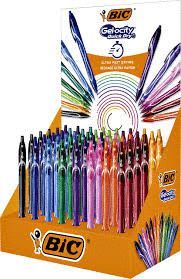 EXPOSITOR 48 BOLIGRAFOS BIC GELOCITY QUICK DRY COL
