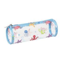 PORTATODO ANIMALES MARINOS FORMA REDONDA PVC