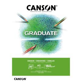 BLOC ENC A3 30H CANSON GRADUATE DIBUJO FINO 160G B