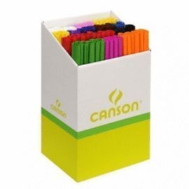 EXPOSITOR 60 ROLLOS PAPEL PINOCHO COLORES VIVOS