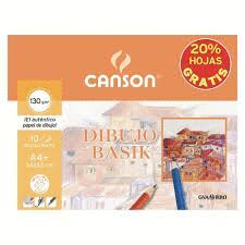 MINIPACK A4+ DIBUJO BASIK 130GRS CON RECUADRO 20 H