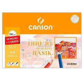 MINIPACK A4+ DIBUJO BASIK 130GRS CON RECUADRO 20 H