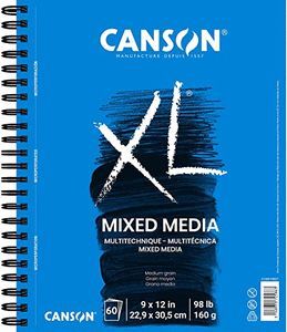BLOC A5 60H 160 GR CANSON XL MIX MEDIA LIGERO