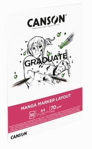 BLOC ENCOLADO A4 50H 70 GR CANSON MANGA LAYOUT EXT
