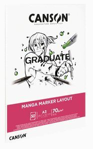 BLOC ENCOLADO A3 50H 70 GR CANSON MANGA LAYOUT EXT