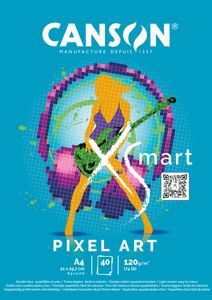 BLOC A4 40H CANSON XSMART PIXEL ART 120G