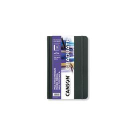 CUADERNO CANSON GRADUATE MIX 14X21,6 36H FINO 200G