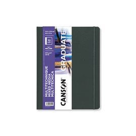 CUADERNO CANSON GRADUATE MIX 21,6X29,7 36H FINO 20