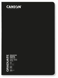CUADERNO CANSON GRADUATE GRAP 21,7X29,1 20H 140 GR