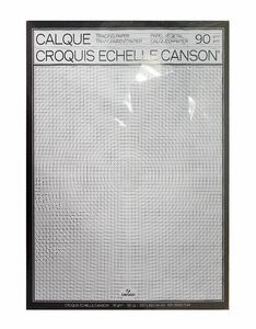 BLOC ENCOLADO A3 50H CANSON VEGETAL CON ESCALA