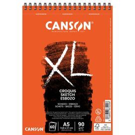 ALBUM ESPIRAL MICR A5 60H CANSON XL CROQUIS FINO