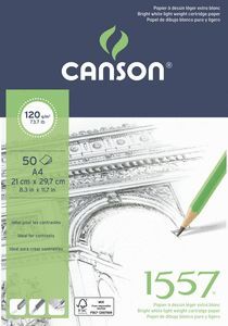 BLOC ENCOLADO A4 50H 120GR CANSON JA 1557 FINO