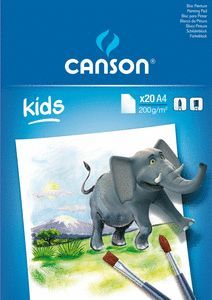 BLOC ENCOLADO A4 20H CANSON KIDS PINTURA