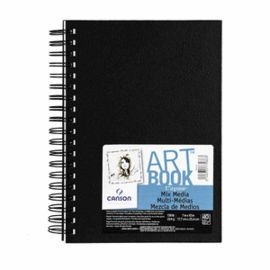 ALBUM ESPIRAL 17.8X25.4 40H CANSON MIX MEDIA ART B