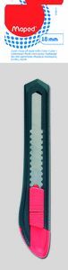 CUTTER PLASTICO 18MM CON BLOQUEO STAR MAPED
