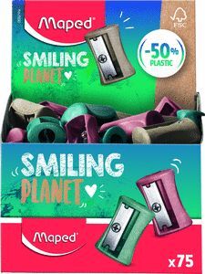 SACAPUNTAS MAPED VIVO 1 USO SMILING PLANET FSC MIX
