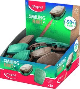 SACAPUNTAS MAPED 1 USO SMILING PLANET FSC MIX