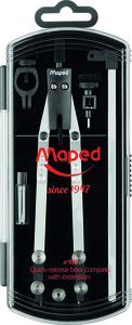 COMPAS MAPED BIGOTERA TECNICA DE METAL CON EXTENSI