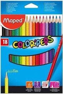 LÁPICES DE COLORES MAPED 18