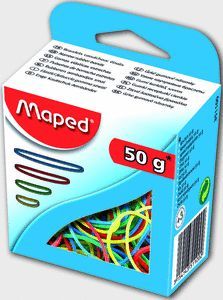 GOMAS ELASTICAS COLORES 50G CAJA