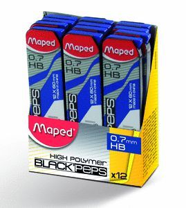 PORTATODO DE MINAS HB 0.7MM CAJA X12