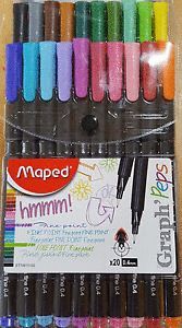 ROTULADORES MAPED GRAPH 20 UNIDADES