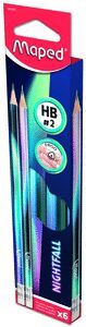 LAPIZ MAPED GRAFITO HB (RESINA) TRIANGULAR CON GOM