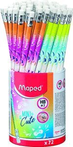 LAPIZ MAPED GRAFITO HB (RESINA) TRIANGULAR Y GOMA