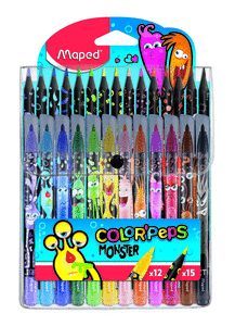 ESTUCHE REUTILIZABLE COMBO PACK MONSTER ROTULADORE